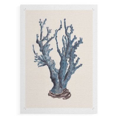 Indigo Reef I - Impression sur toile seulement - NON CADRE