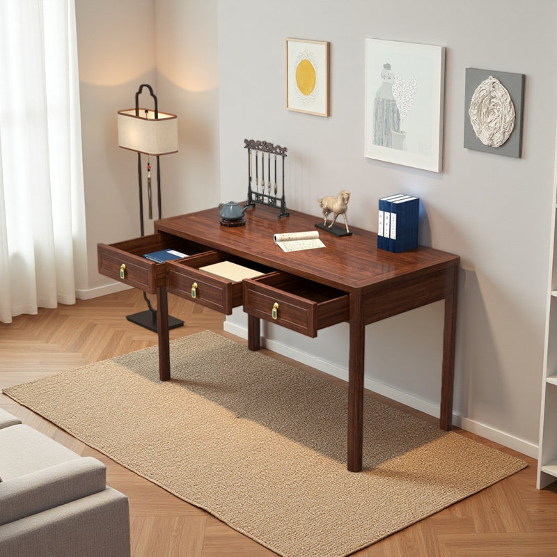 Black Walnut Solid Wood Desk