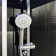 Vidalux Rectangular Steam Shower-Bluetooth and Touch Control Panel Whirlpool Bath 1700 x 850