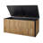 Combine 324.32 Gallon Water Resistant Teak Deck Box in Teak/Lava Gray