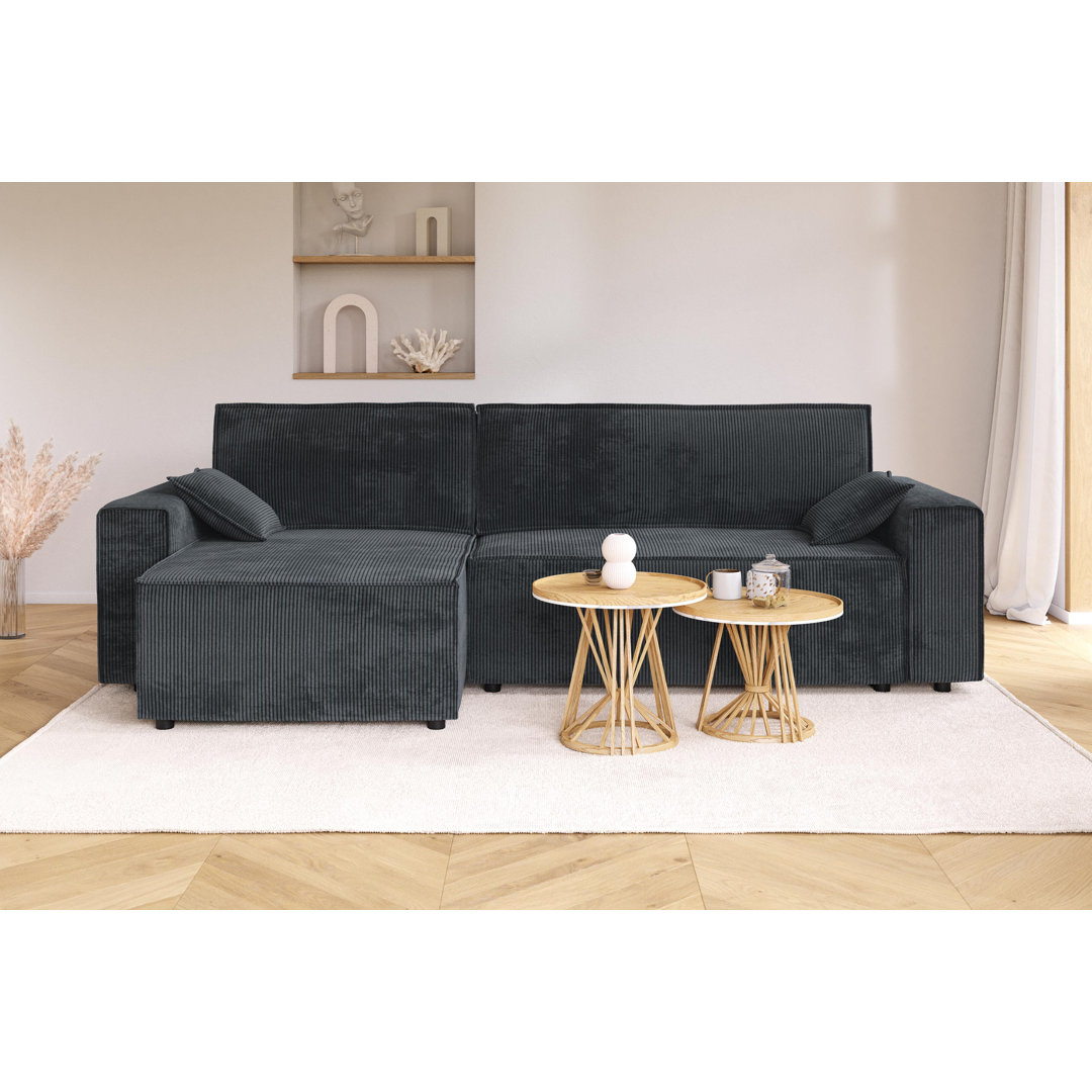 Ecksofa Nooram mit Bettfunktion