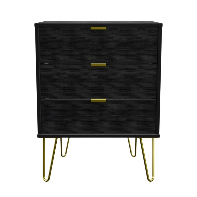 Fully Assembled Myakka 3 Drawer 57.5Cm W Chest of Drawers