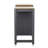 74.5-Inch Extendable Dining Table with Integrated Kitchen Island, Grey