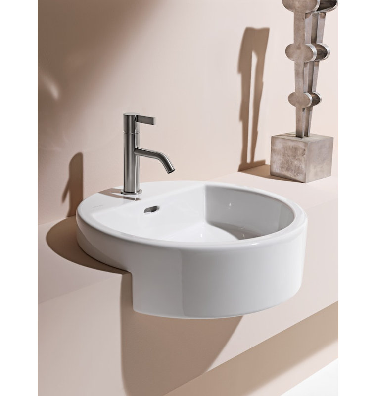 Living City 18.11'' L Bathroom Sink, Single Hole