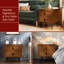 Table de chevet 2 tiroirs Acacia Savana-75012721