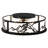 Rustic Lodge Acrylic Flush Mount