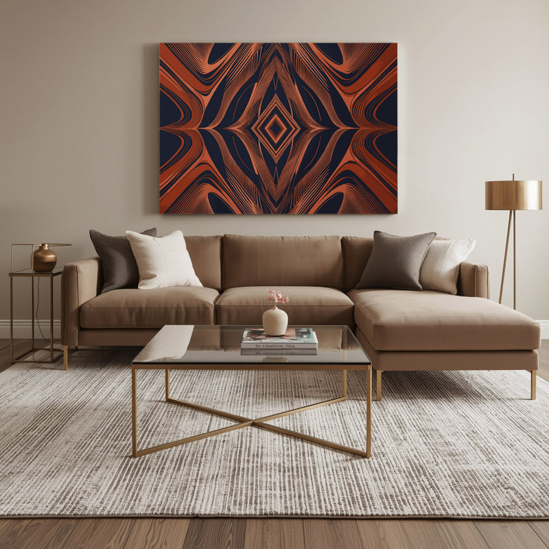 Art mural sur toile Op Art 67, H 11 po x l 14 po