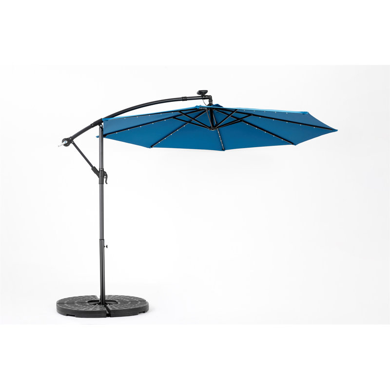 Parasol de marché à DEL 10 pi, Marine