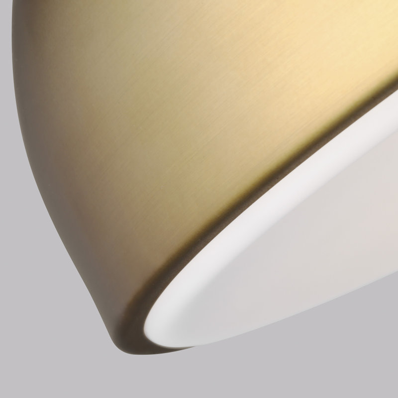 Kosa 1 - Light LED Flush Mount, Aged Brass