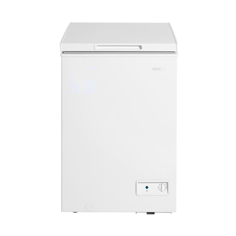 3.5 Cubic Feet Chest Freezer with Adjustable Temperature Controls