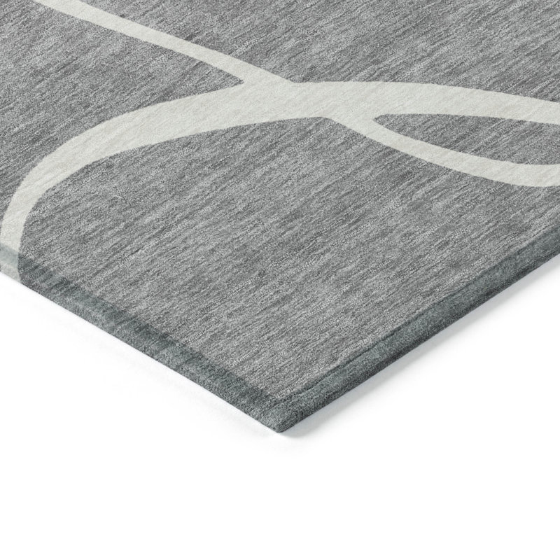 Machine Washable Indoor/Outdoor Chayden ACN999 1'8" x 2'6" Rug, Runner 2'3" x 7'6"