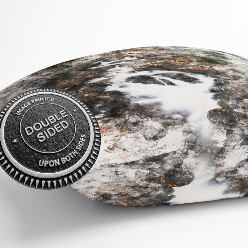 Woodland Stream Cushion with Filling, 40cm H x 40cm W x 15cm D