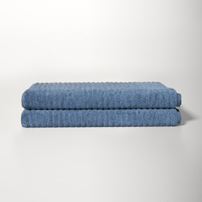 100% Cotton Plush Ribbed Bath Sheet