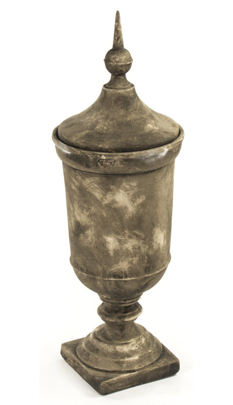 Vase de plancher en cuivre Finial, H 25,75 po x l 8,25 po x P 8,25 po