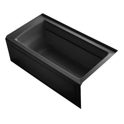Archer® 60"" x 32"" Acrylic Alcove Soaking Bathtub with Comfort Depth -  Kohler, K-1123-RA-7