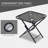 Outsunny Zero Gravity Chair Set With Side Table, Grey, Patio Set, Patio Seating Set, Conversation Set-1683679598