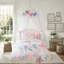 Ensembles de literie à motif floral, ensemble d'édredon 4 pièces pour lit simple TG