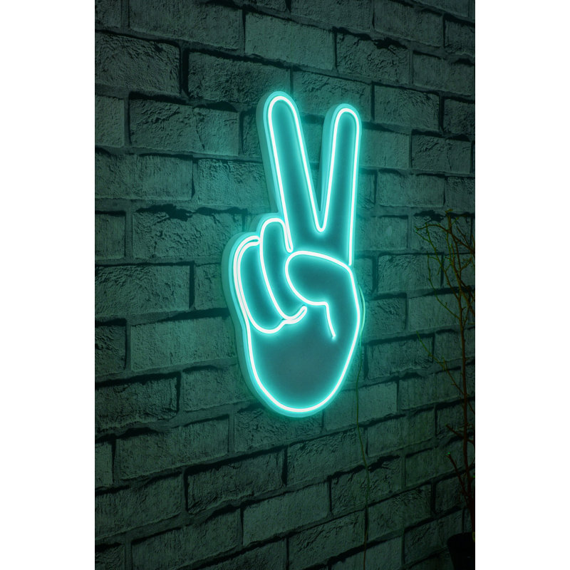 Flexible LED Neon Strip Light, Blue, 11.4 x 17.3 x 0.8 inches | IP67 Waterproof, PVC Foam Template | 12V 2A Adapter, 375 cm Total Length, Built-in Wall Hanging System | Perfect for Home Decor & Parties