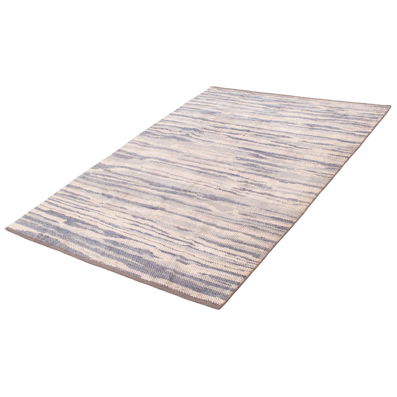 Tapis unique bleu clair 6 pi x 8 pi 8 po Akshayan
