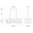 Leonardelli Medium Dimmable LED Linear Chandelier