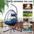 Diekmeyer 40"W Porch Swing Egg Chair with Stand-769968873