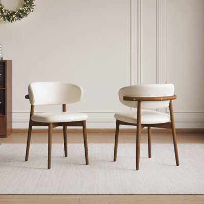 Set Of 2 Mid-Century Modern Dining Chair