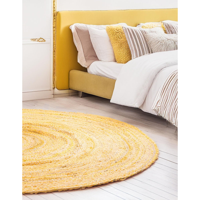 Kahwajian Cotton Indoor Rug, Round 3'3"