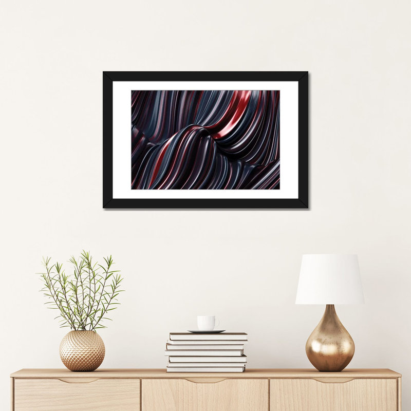 « tesla sensation abstract » par danny fabrice, reproduction d’art sur toile tendue, H 16 po x l 24 po x P 1 po, Blanc