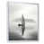 White Floater Framed