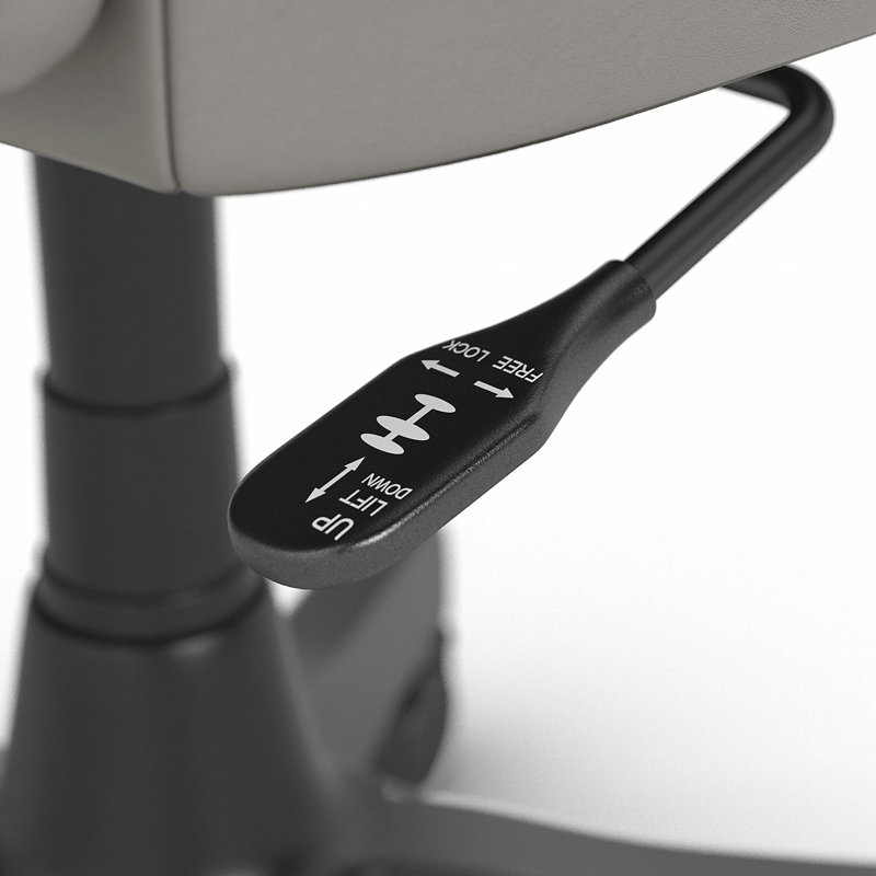 Ozro Computer Desk, Cape Code Gray