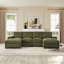 Canapé modulaire à assise profonde avec repose-pieds-1592966942