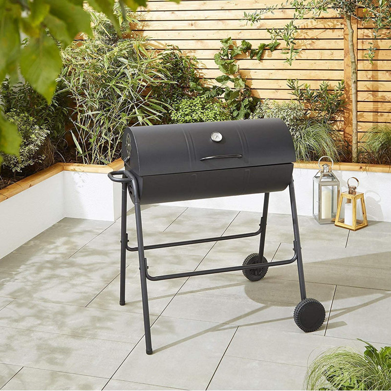 Dakota Fields Conesville 22cm W Barrel Charcoal Grill