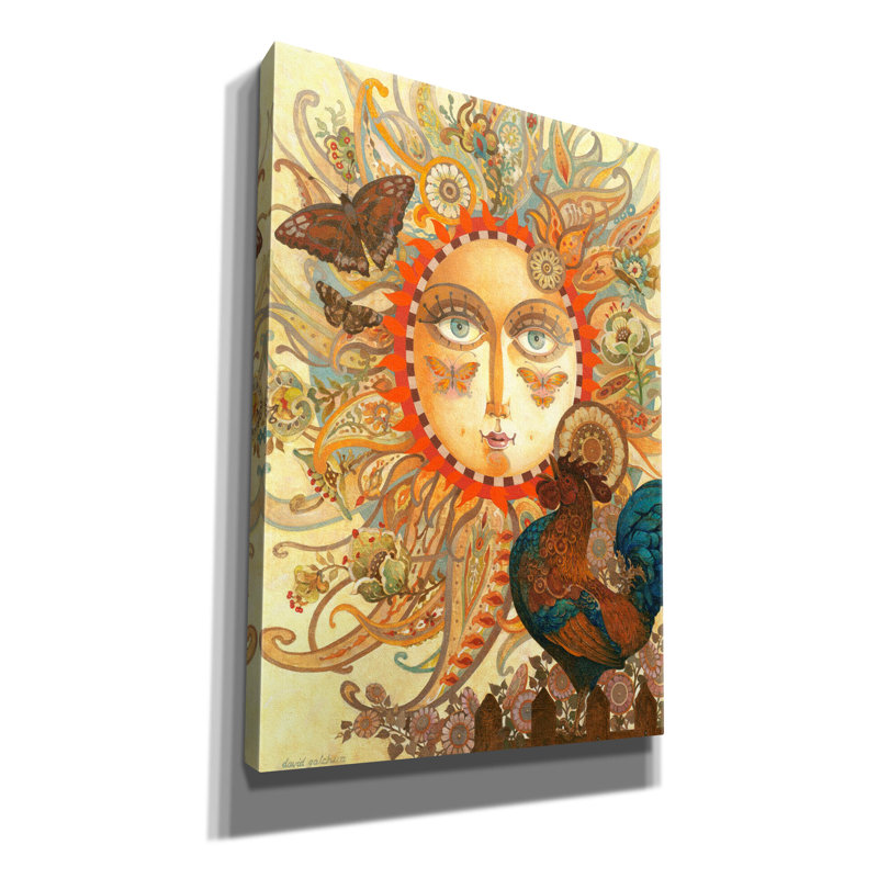 «The Funkadelic Dawn» par David Galchutt, art mural sur toile, H 26 po x l 18 po x P 0,75 po