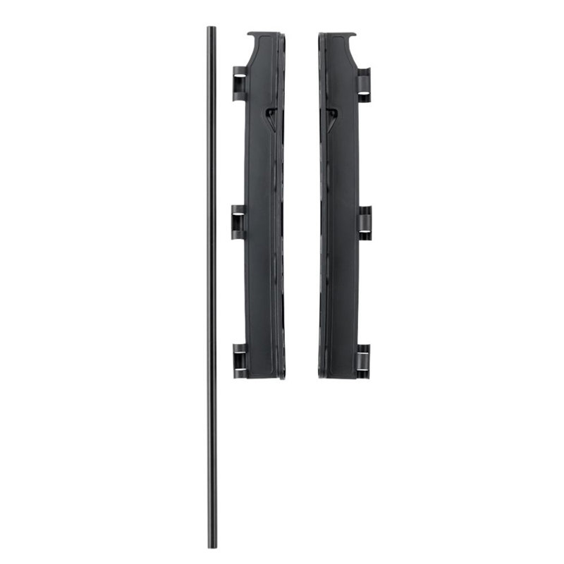 Metal Wall Mounted Pet Gate, Black