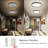 Black Ceiling Light Fixture With Remote Control, With 3000K Warm Nightlight, 12Inch 24W Flush Mount Ceiling Light, 3 Light Color Changeable, Brightness(10% To 100%) Adjustable
