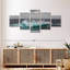 Ensemble de 5 pièces Ocean Wave Pop sur toile-1277540593