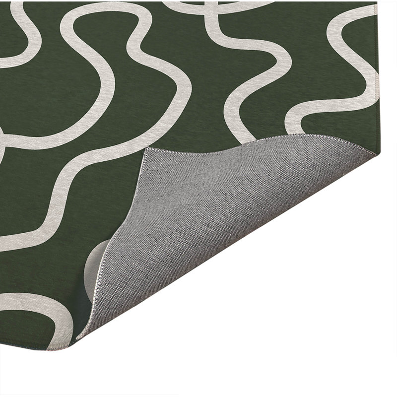 Paillasson Squig, 60" W x 84" L, Vert