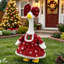 Ensemble de robes en dentelle rouge à flocons de neige pour costumes d'oies de 58 cm (23 pouces) - Décorations de Noël
