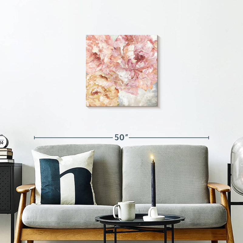 Pivoines contemporaines I, H 20 po x l 20 po