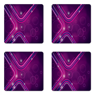 Sous-verre aubergine
