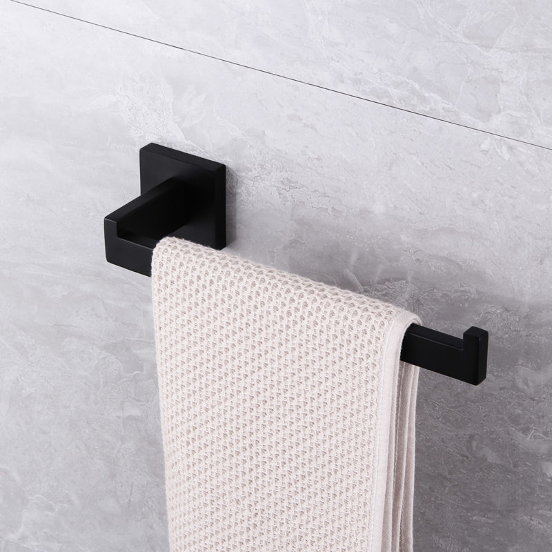 4 4 salles de bain en acier inoxydable 304 - Noir mat, rouille, Perspectives modernes, installation facile pour plusieurs zones Accessoires noirs 4 pièces, matériau, rouille et corrosion, conception, fixation de salle de bain, toilette,