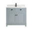 Meuble-lavabo en bois massif 36 po avec comptoir en marbre d'ingénierie 1 po, lavabo simple-106886535-106886537