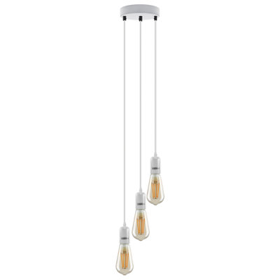 Baseler 3 - Light White Cluster Pendant