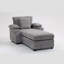 Fauteuil ergonomique surdimensionné avec repose-pieds-1447455899