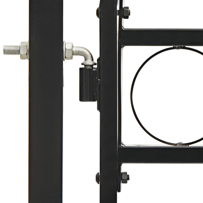 Porte double avec barrière Vidaxl, L 157,50 po x P 68,90 po