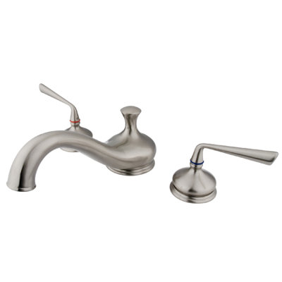Copenhagen Double Handle Deck Mounted Roman Tub Faucet