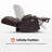 Megham Wide Lay Flat Dual Motor Power Recliner Lift Chair with Massage and Heat, Faux Leather-2144105570