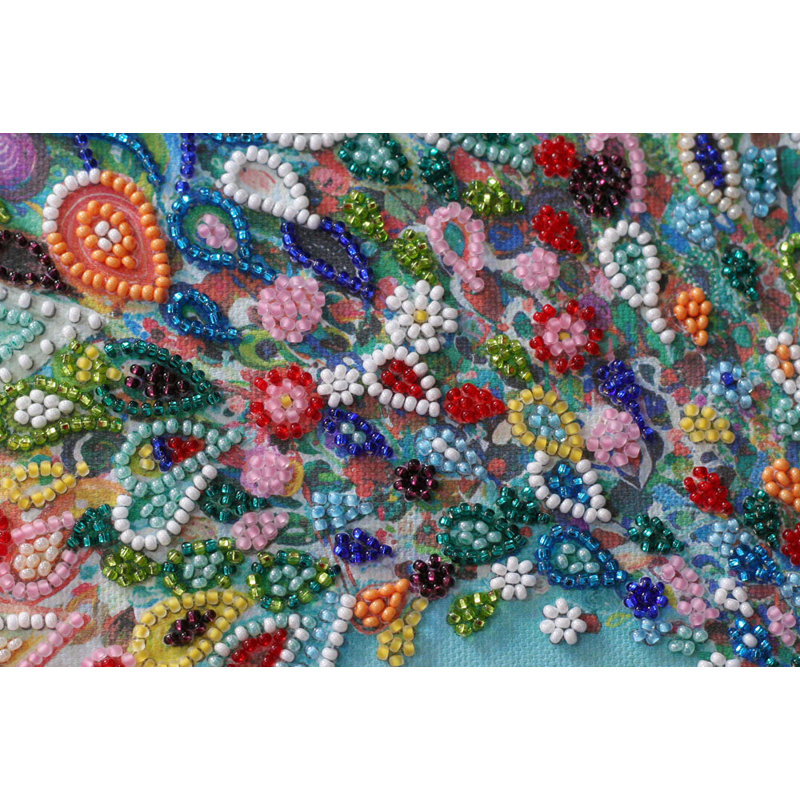Kit de broderie Abris Art Mini Bead - queue colorée AM-187