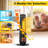 1500W PTC Space Heaters for Indoor Use, Portable Fast Heating Space Heater with 3 Modes Selection and Remote Control