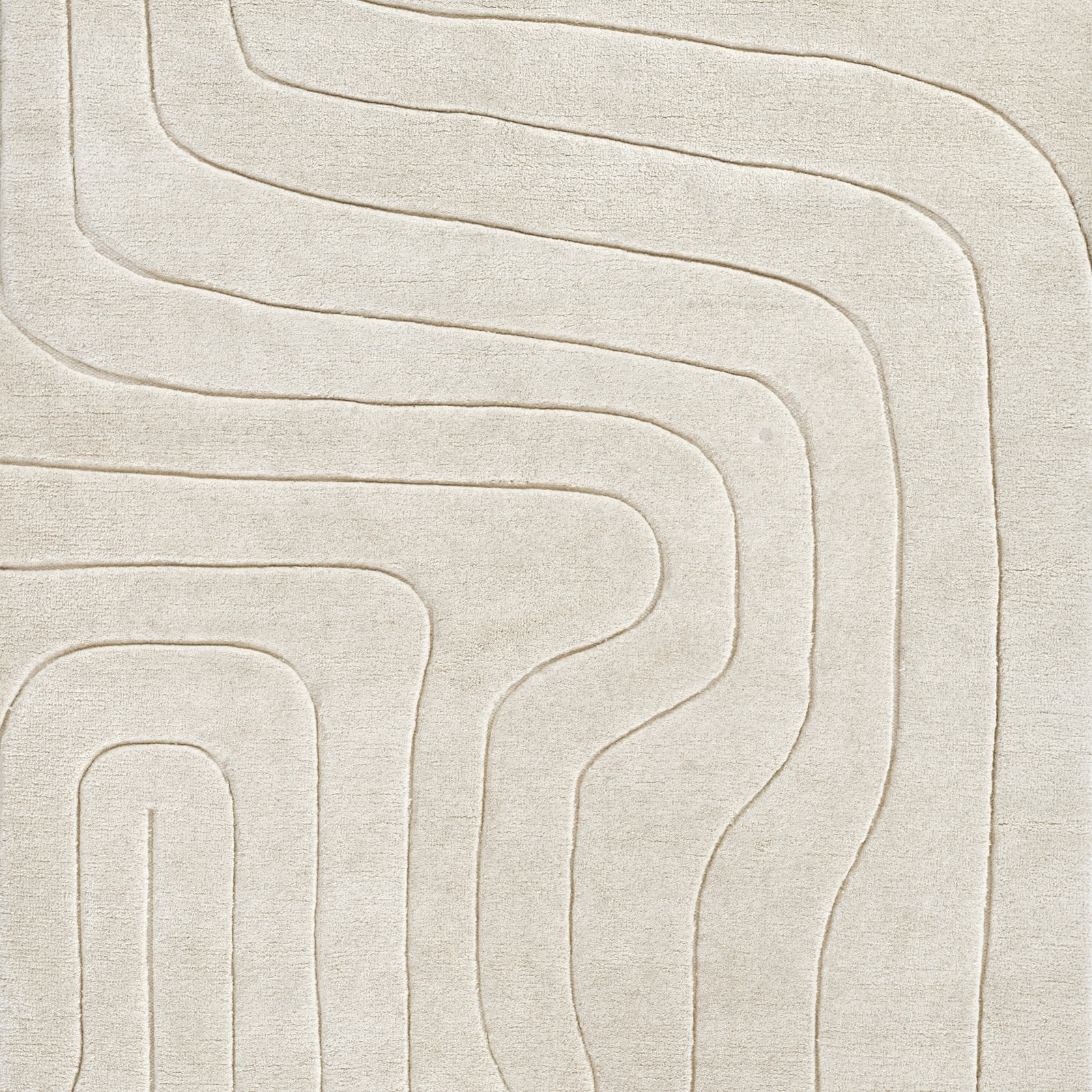 Aelin Hand-Tufted Geometric Wool Rug, Runner 2'6" x 8'